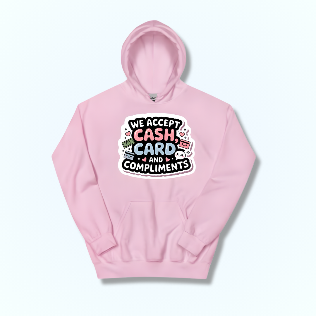 Cute Pink Streetwear Hoodie